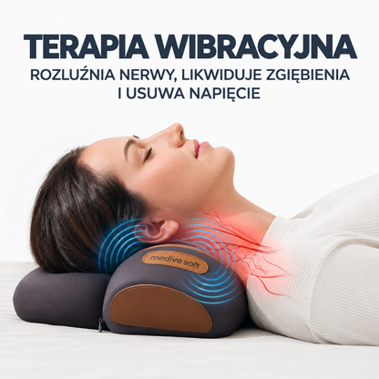 Medive Soft™ — Poduszka Terapeutyczna 3-w-1 na Ból Szyi