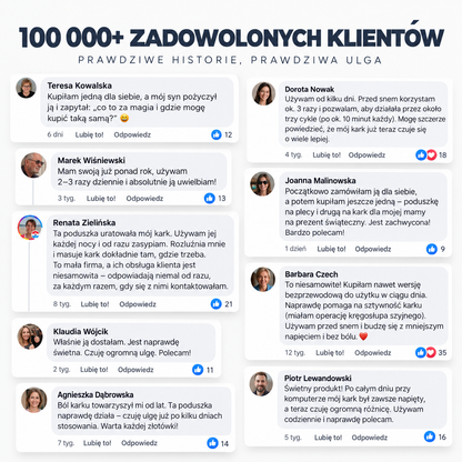 Medive Soft™ — Poduszka Terapeutyczna 3-w-1 na Ból Szyi